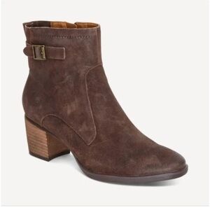 Aetrex Dark Brown Ankle Booties